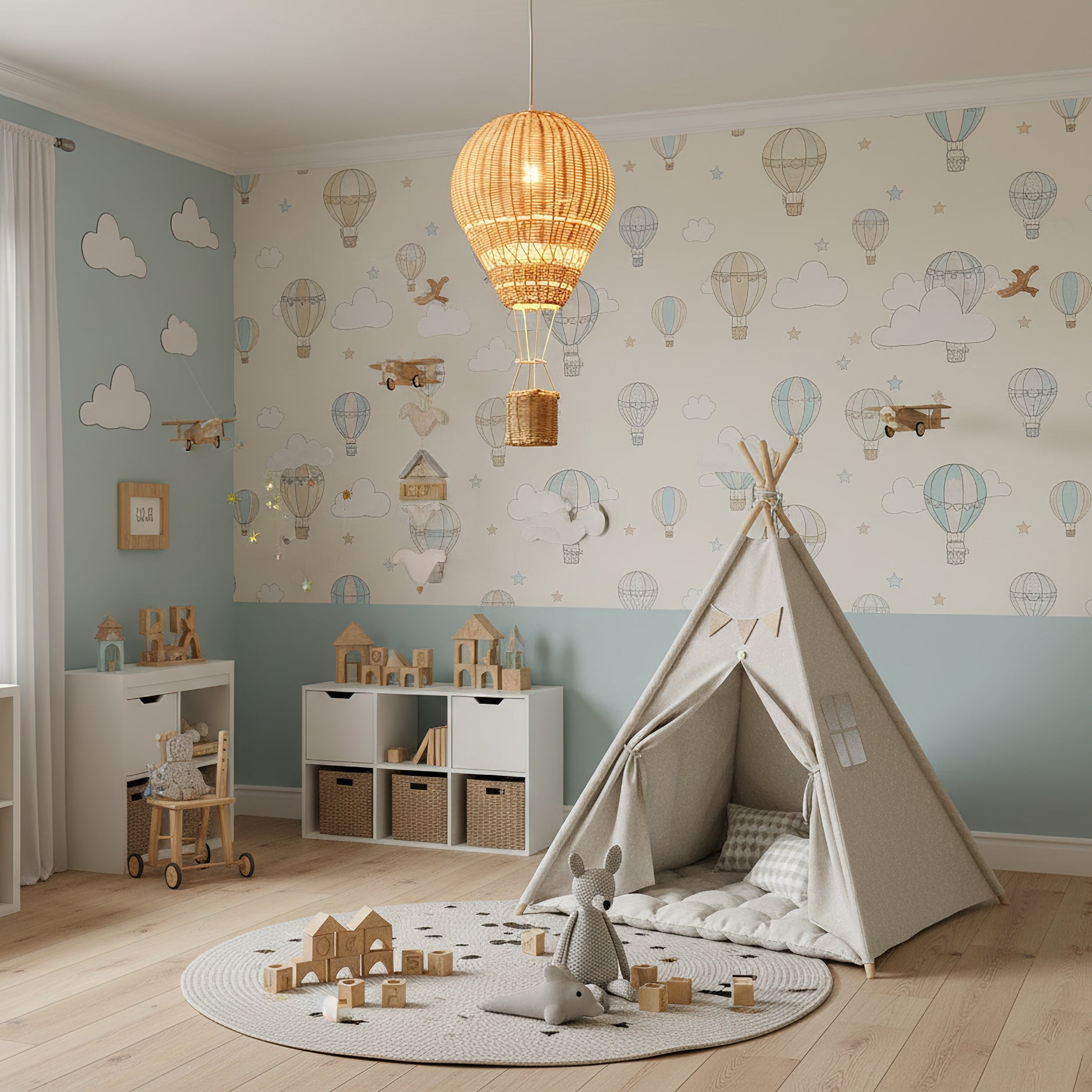 WINDSOR WOVEN SKY PENDANT LIGHT