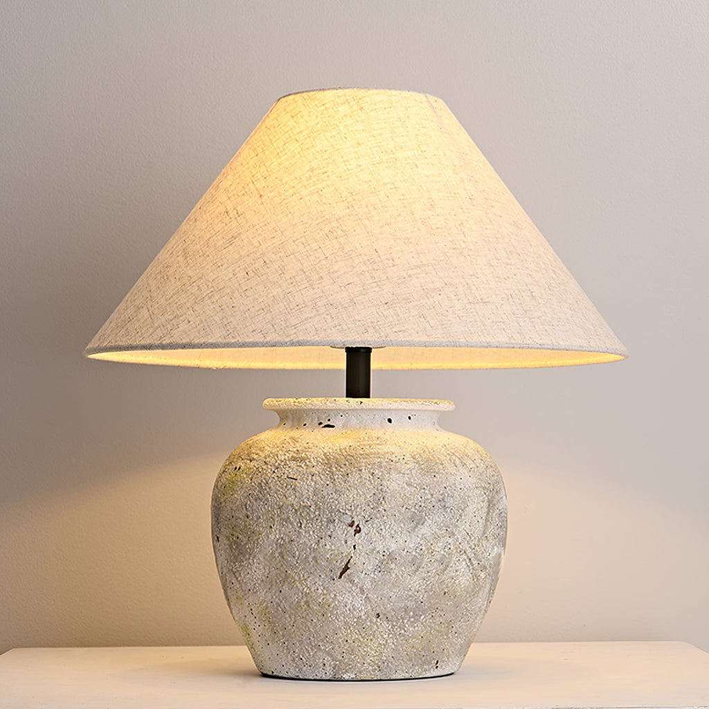 FENWICK HAND-CRAFTED GLAZED LAMP