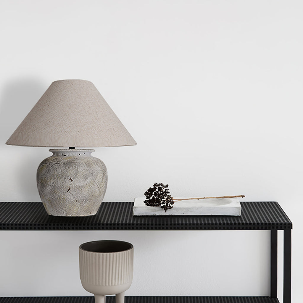 FENWICK HAND-CRAFTED GLAZED LAMP