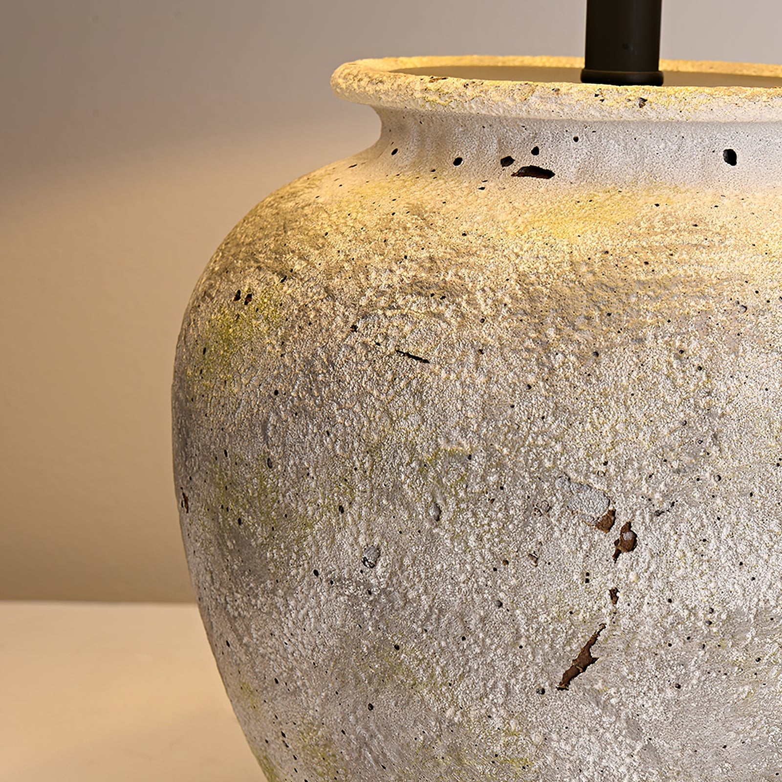 FENWICK HAND-CRAFTED GLAZED LAMP