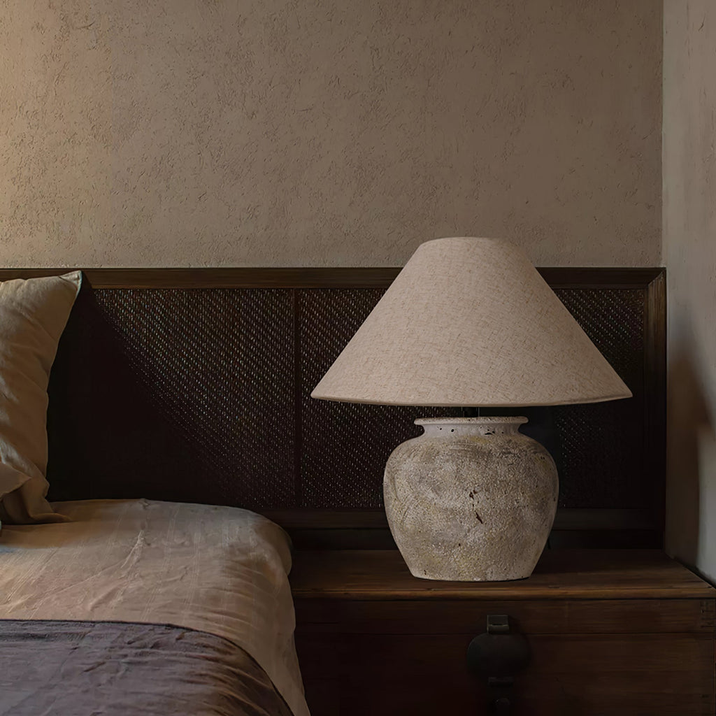 FENWICK HAND-CRAFTED GLAZED LAMP