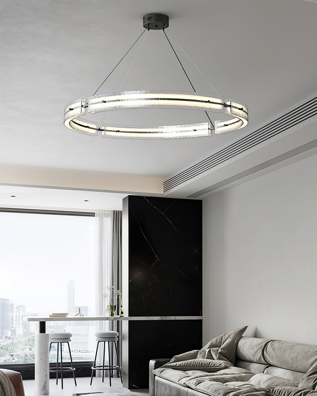RAVENSDALE CRYSTAL BRANCH CHANDELIER