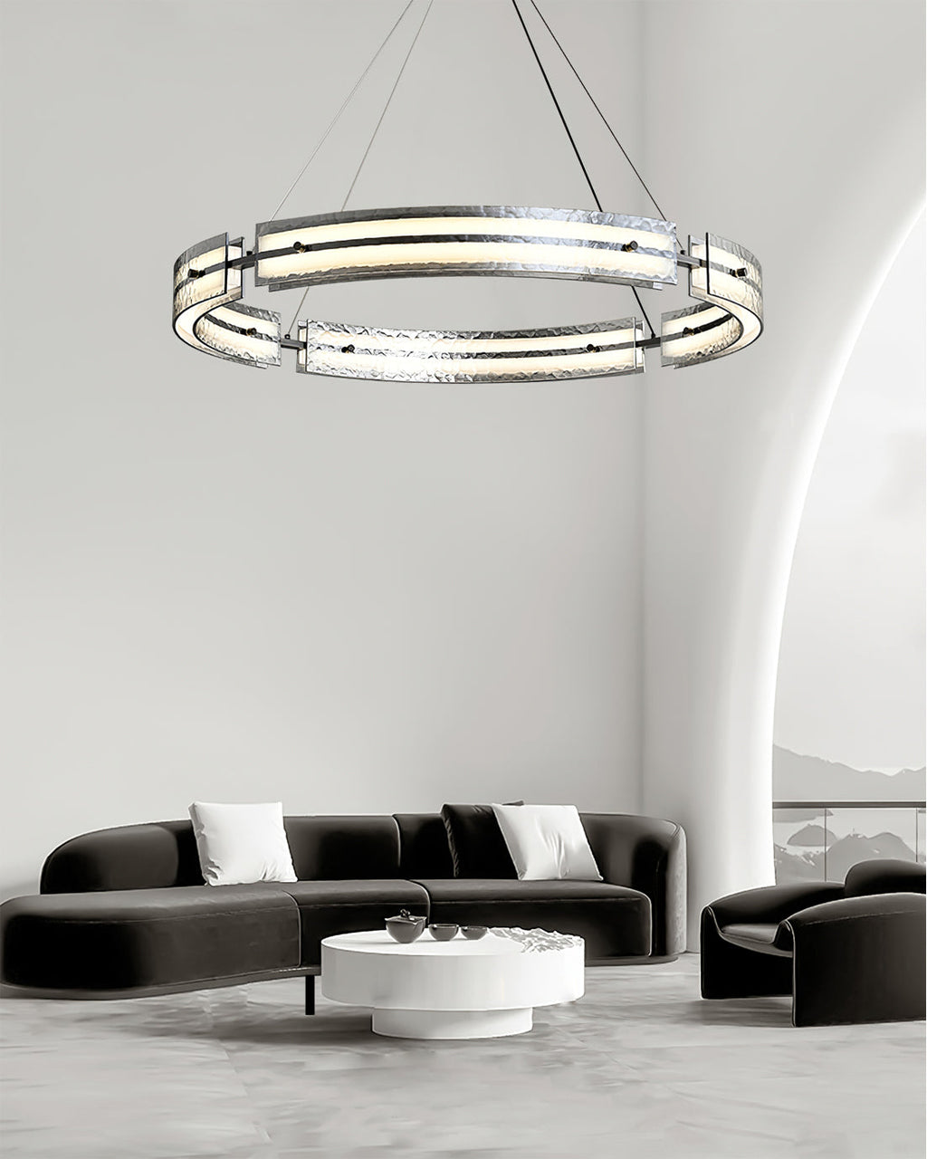 RAVENSDALE CRYSTAL BRANCH CHANDELIER