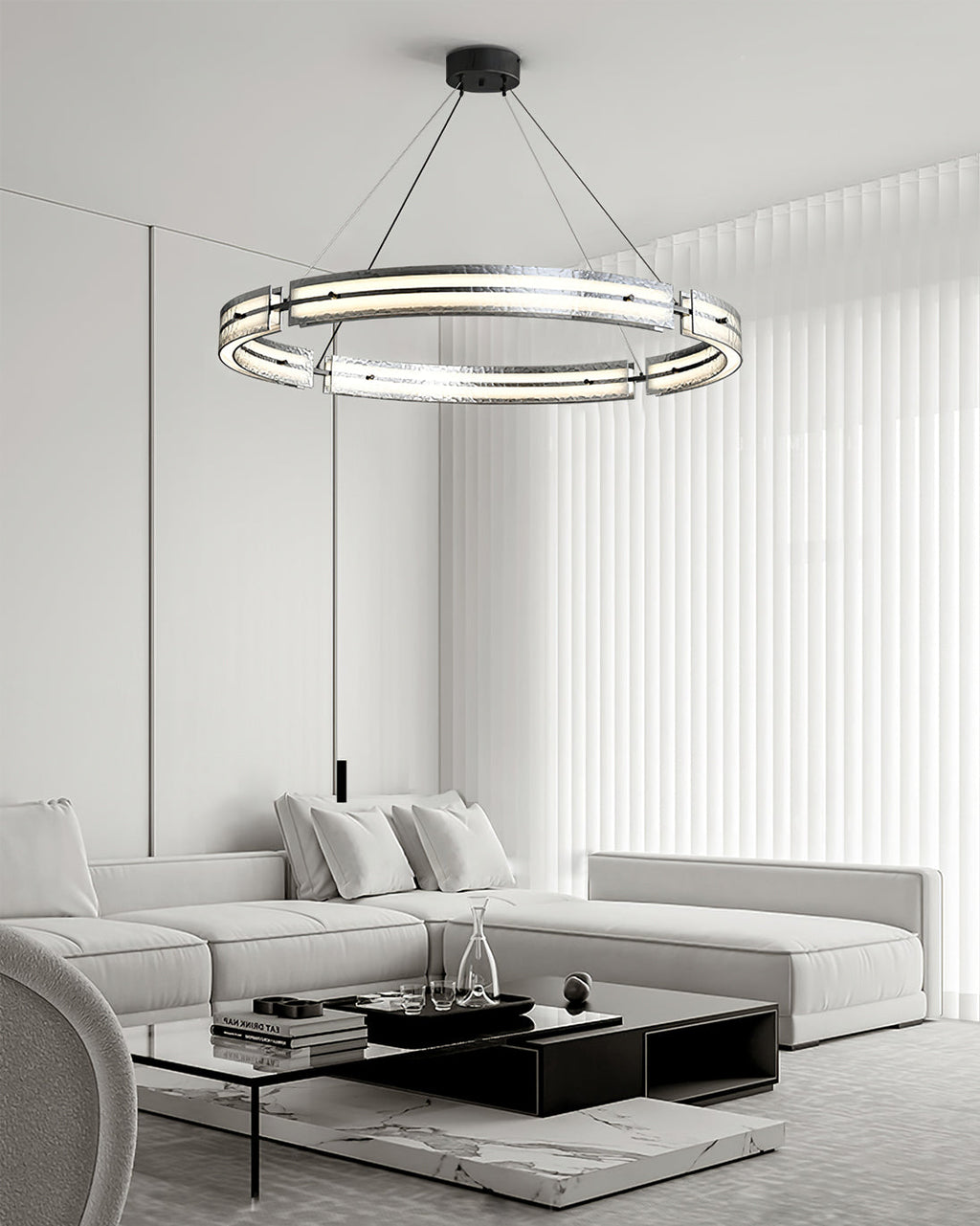RAVENSDALE CRYSTAL BRANCH CHANDELIER