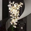 VIVIENNE GINKGO LEAF 24-BULB CEILING LANTERN