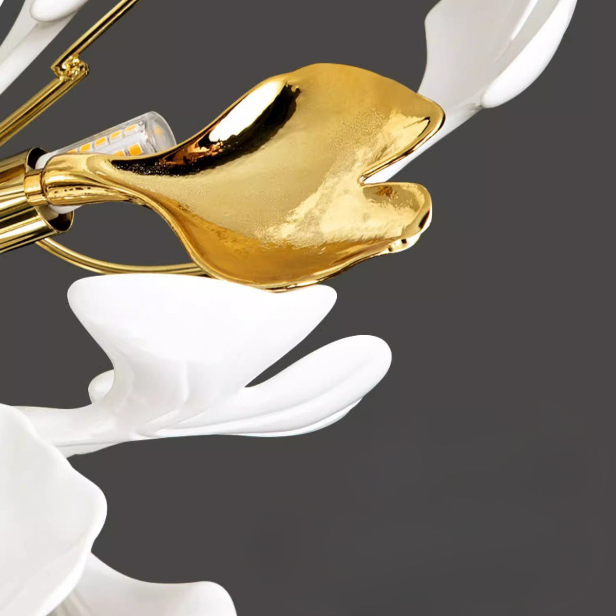 VIVIENNE GINKGO LEAF 24-BULB CEILING LANTERN