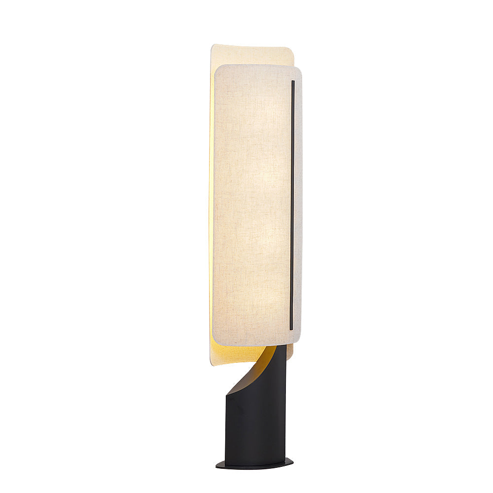 Chesterfield Linen Shade Pedestal Lamp