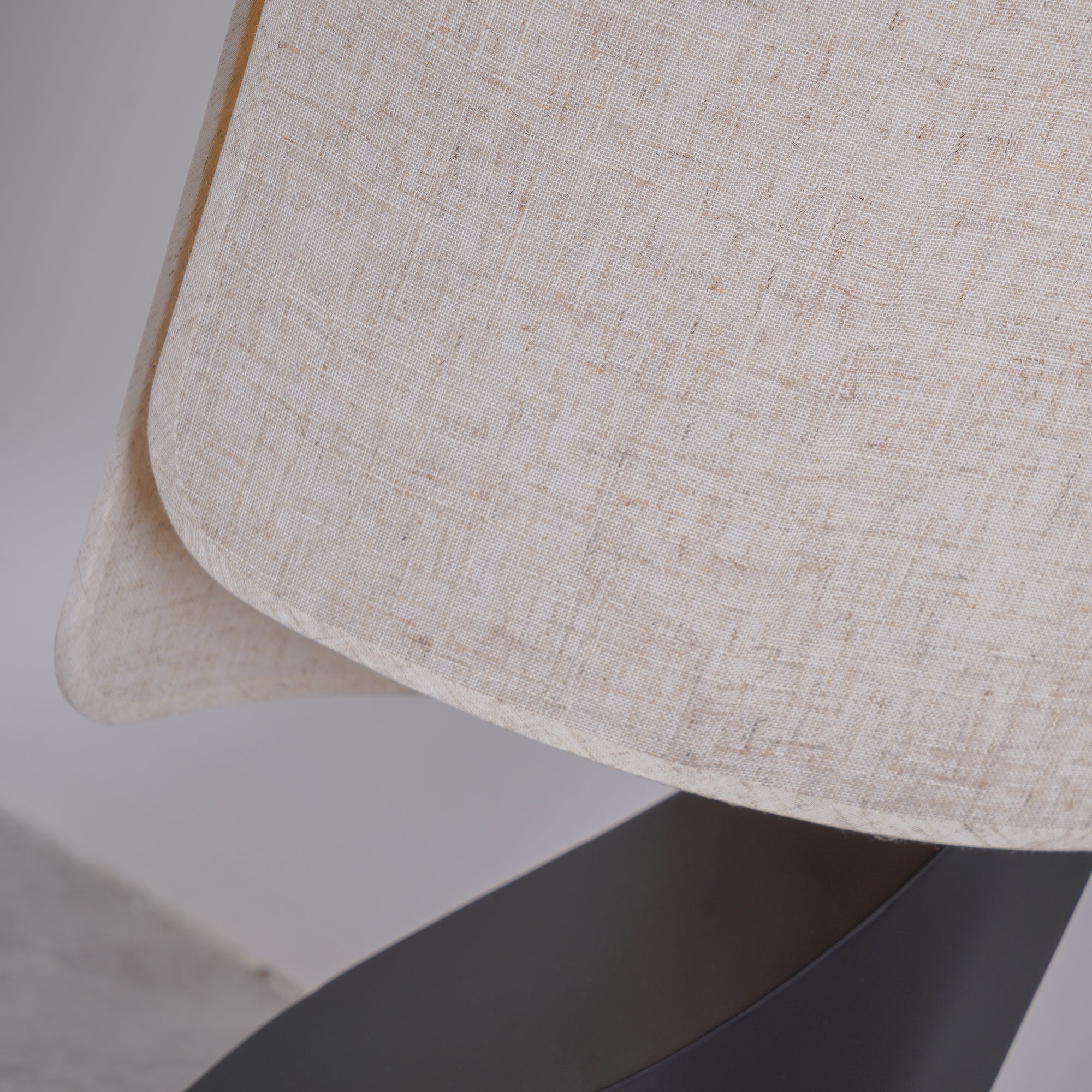 Chesterfield Linen Shade Pedestal Lamp