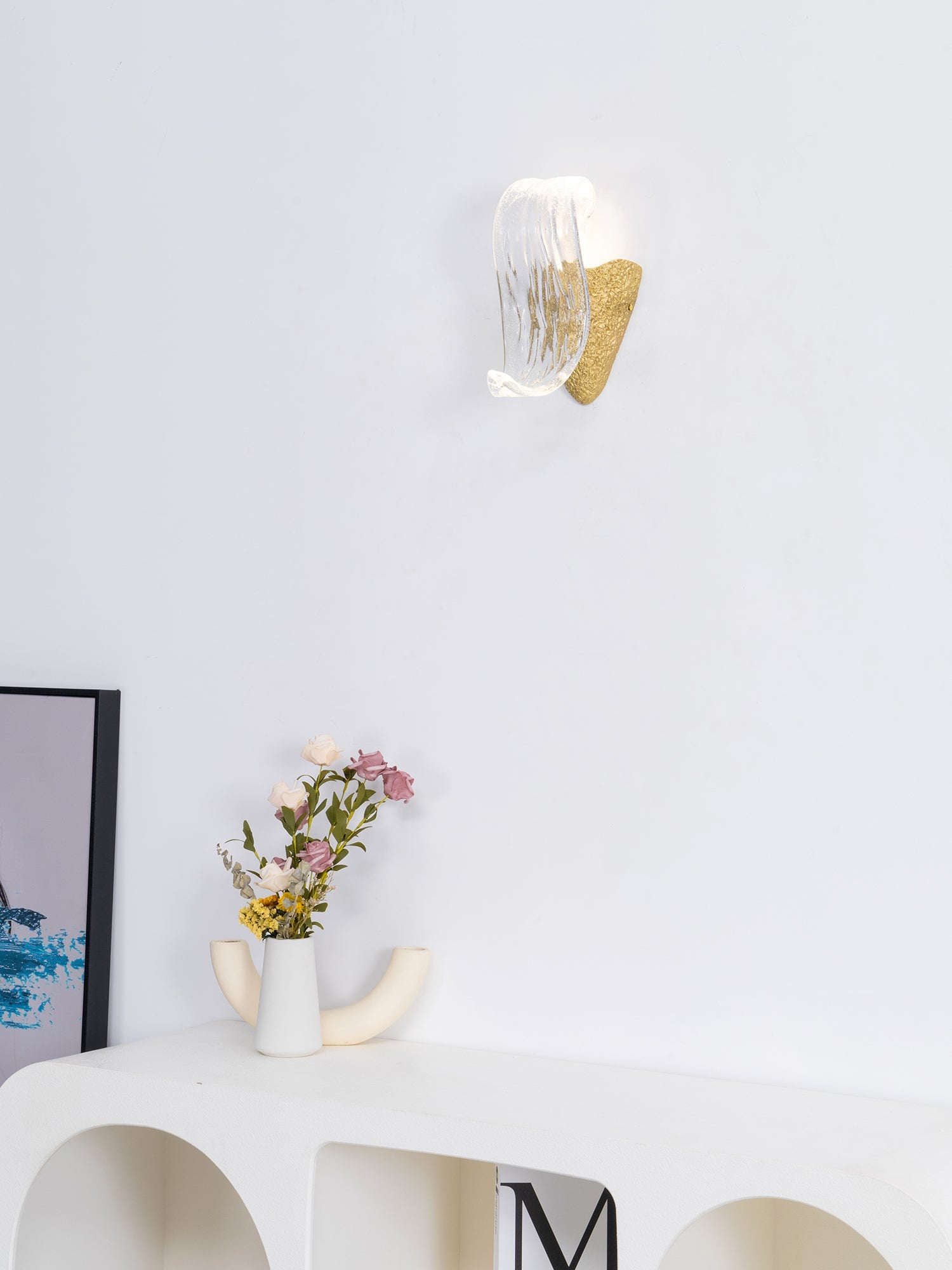 FENWICK AERIE WINGED WALL SCONCE