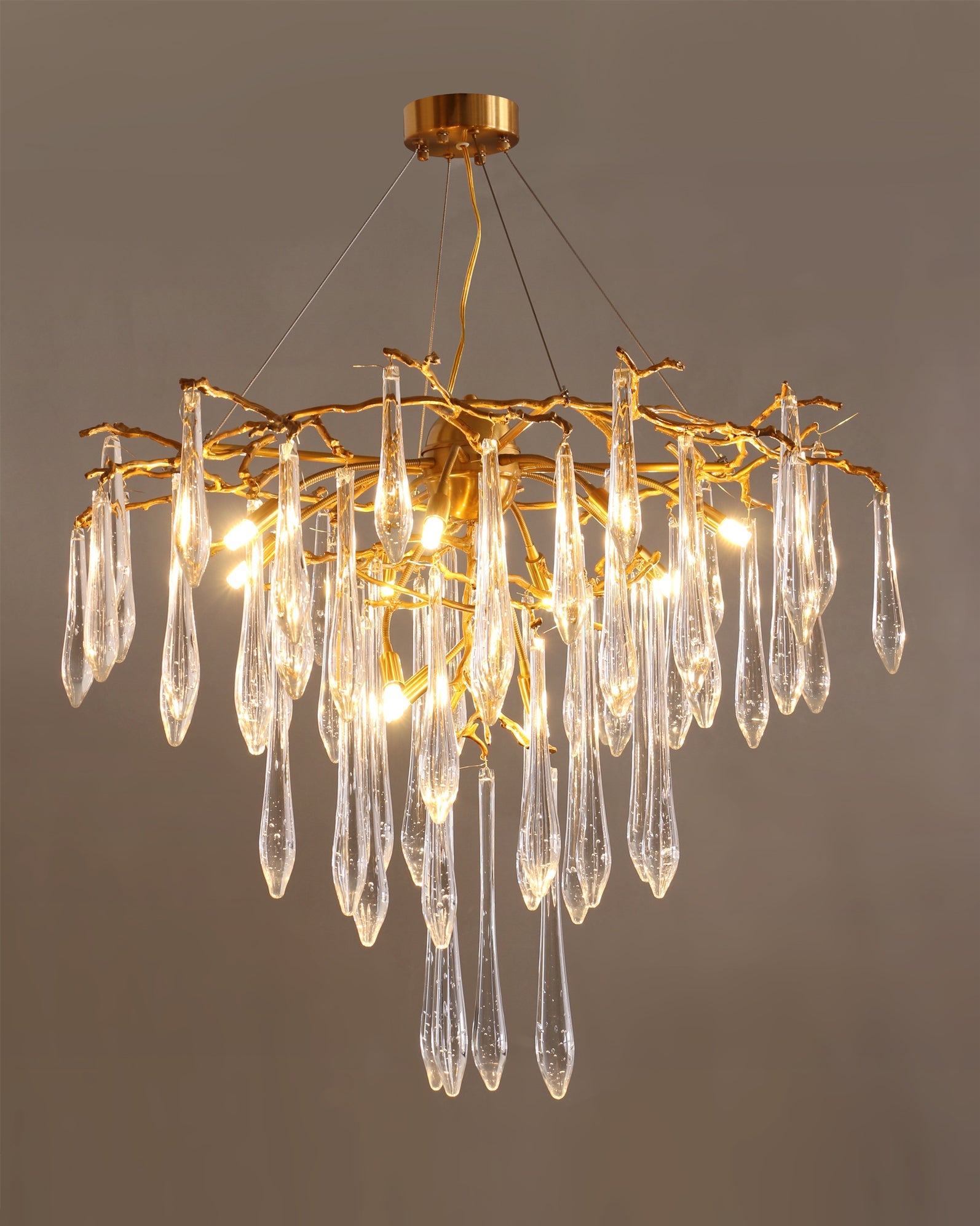 WINTERBOURNE CRYSTAL DRIP CHANDELIER