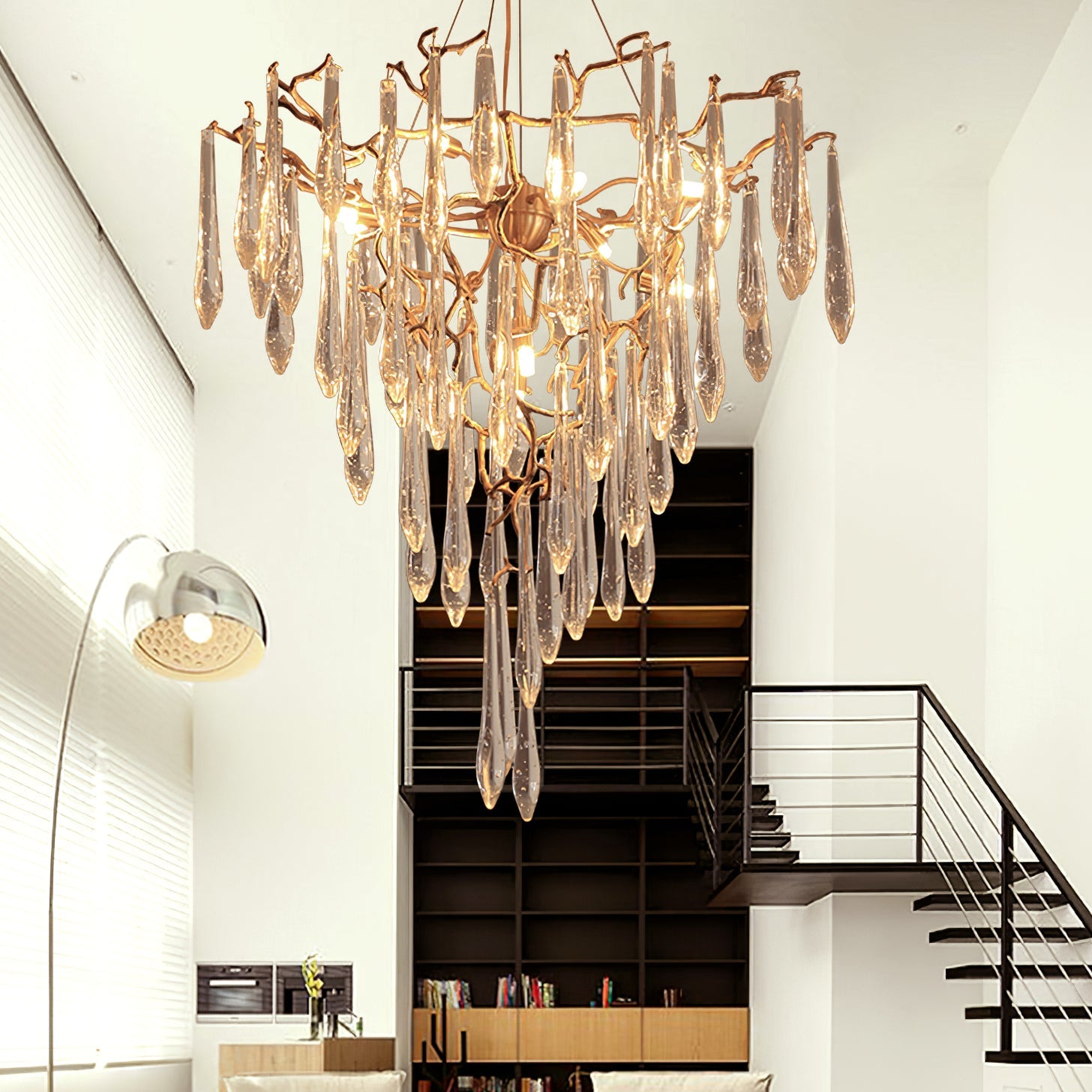 WINTERBOURNE CRYSTAL DRIP CHANDELIER