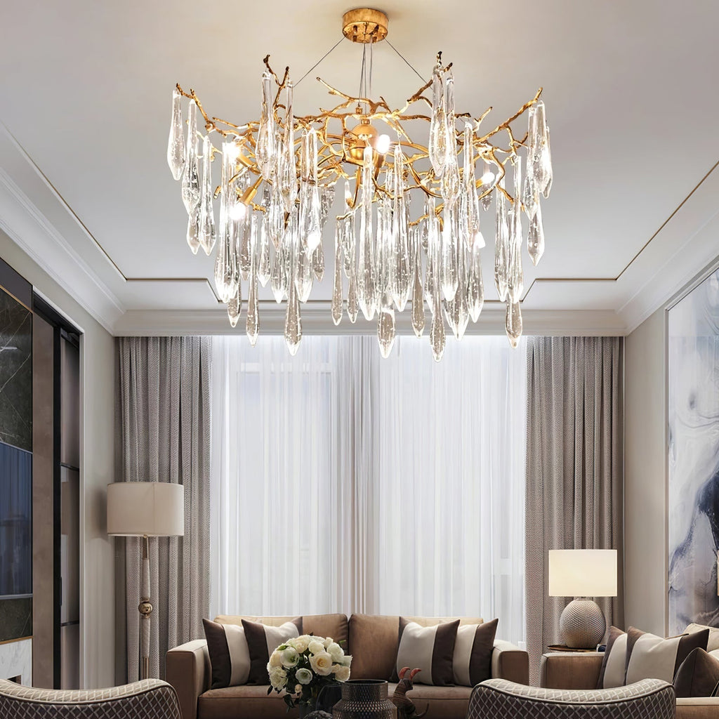 WINTERBOURNE CRYSTAL DRIP CHANDELIER