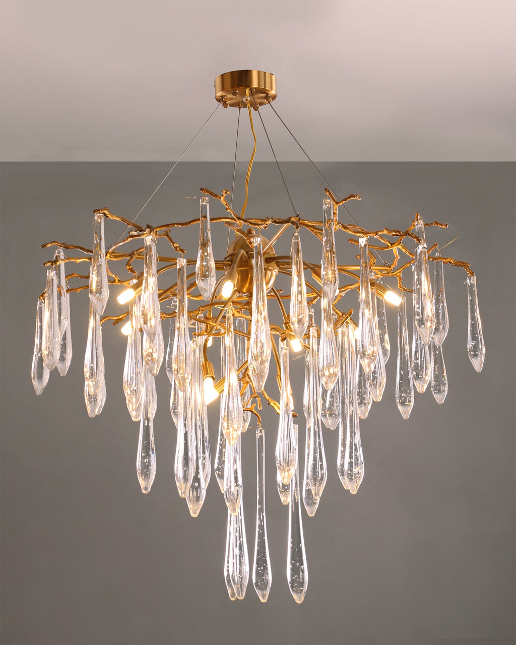 WINTERBOURNE CRYSTAL DRIP CHANDELIER