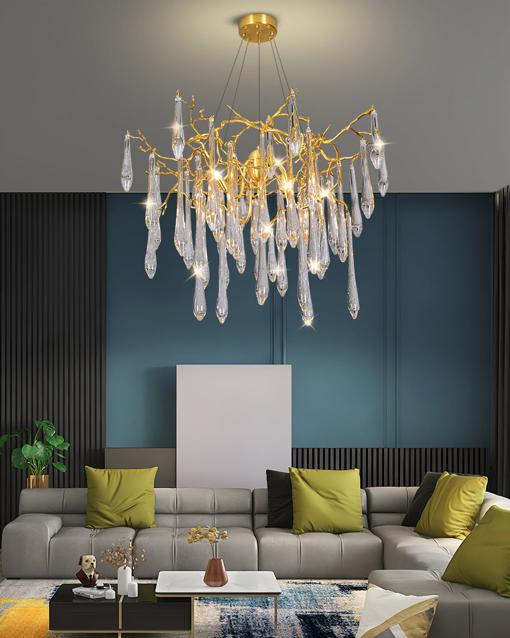 WINTERBOURNE CRYSTAL DRIP CHANDELIER