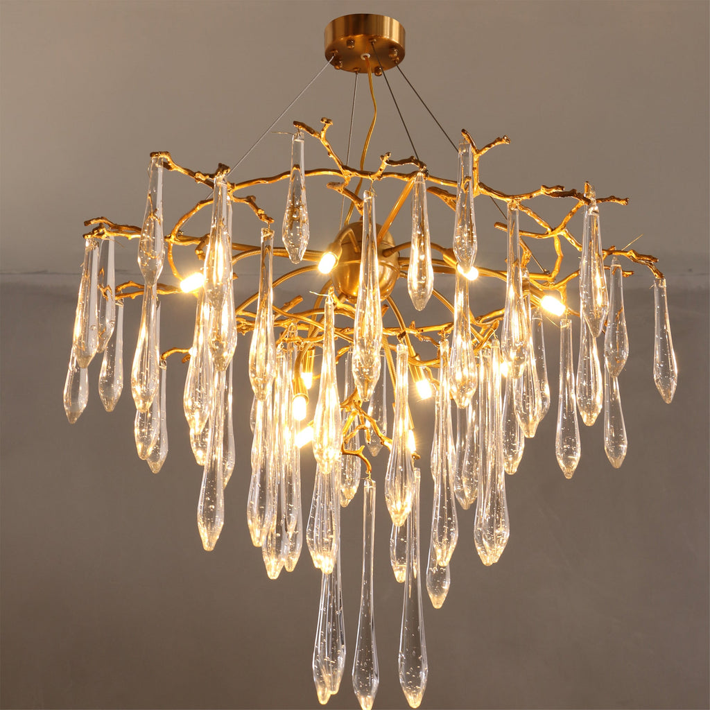 WINTERBOURNE CRYSTAL DRIP CHANDELIER