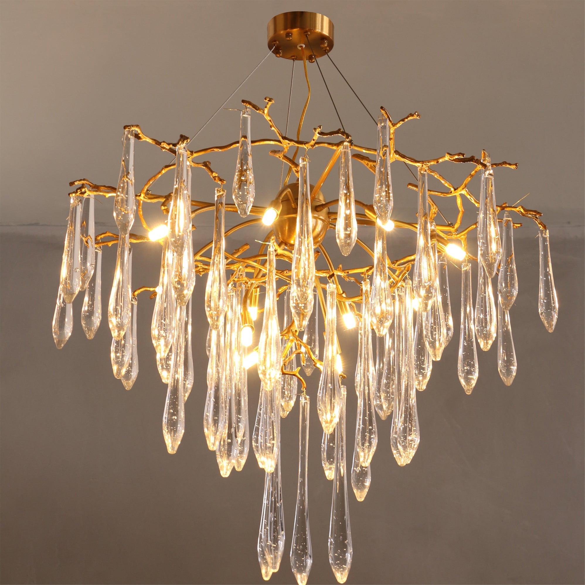 WINTERBOURNE CRYSTAL DRIP CHANDELIER