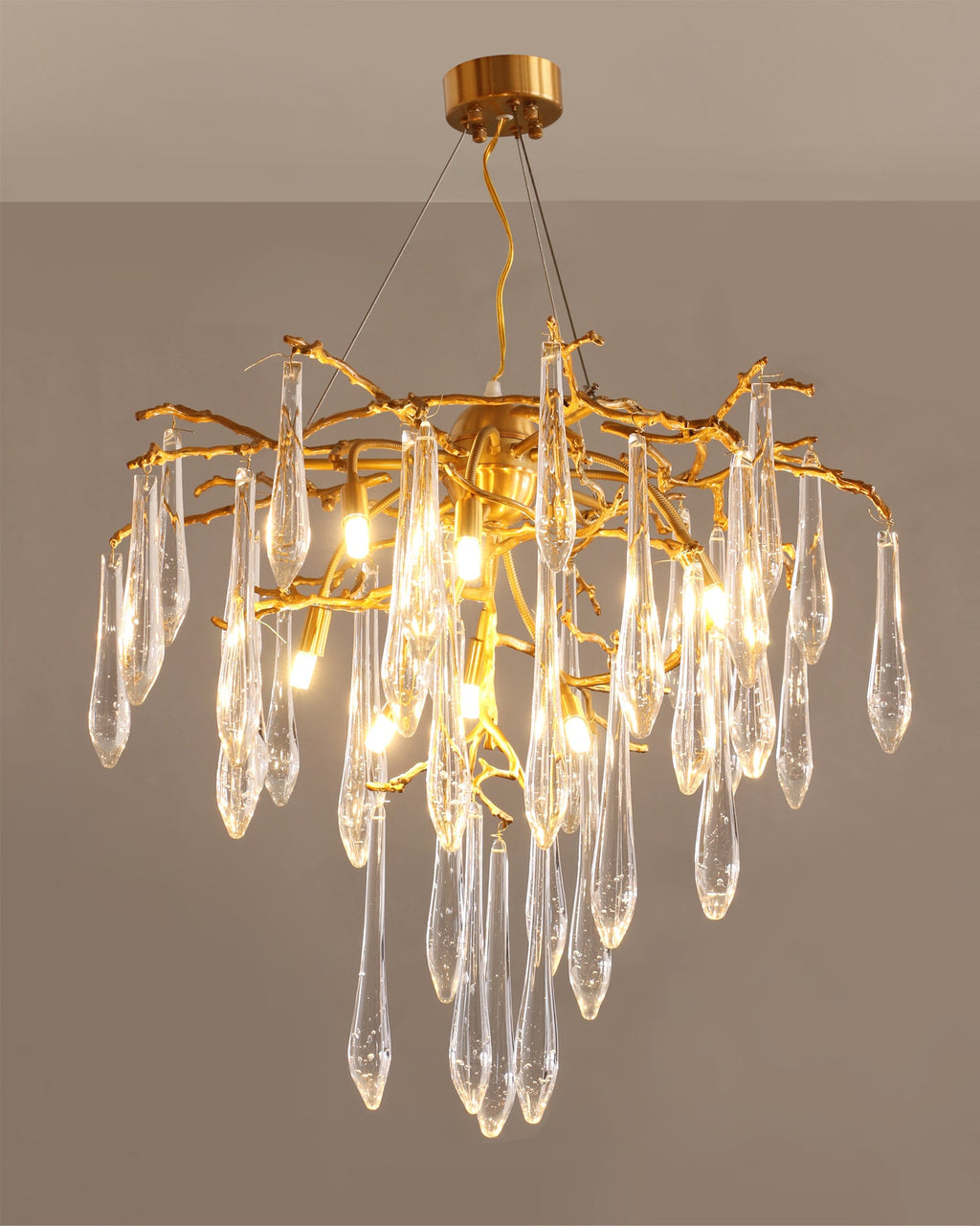 WINTERBOURNE CRYSTAL DRIP CHANDELIER