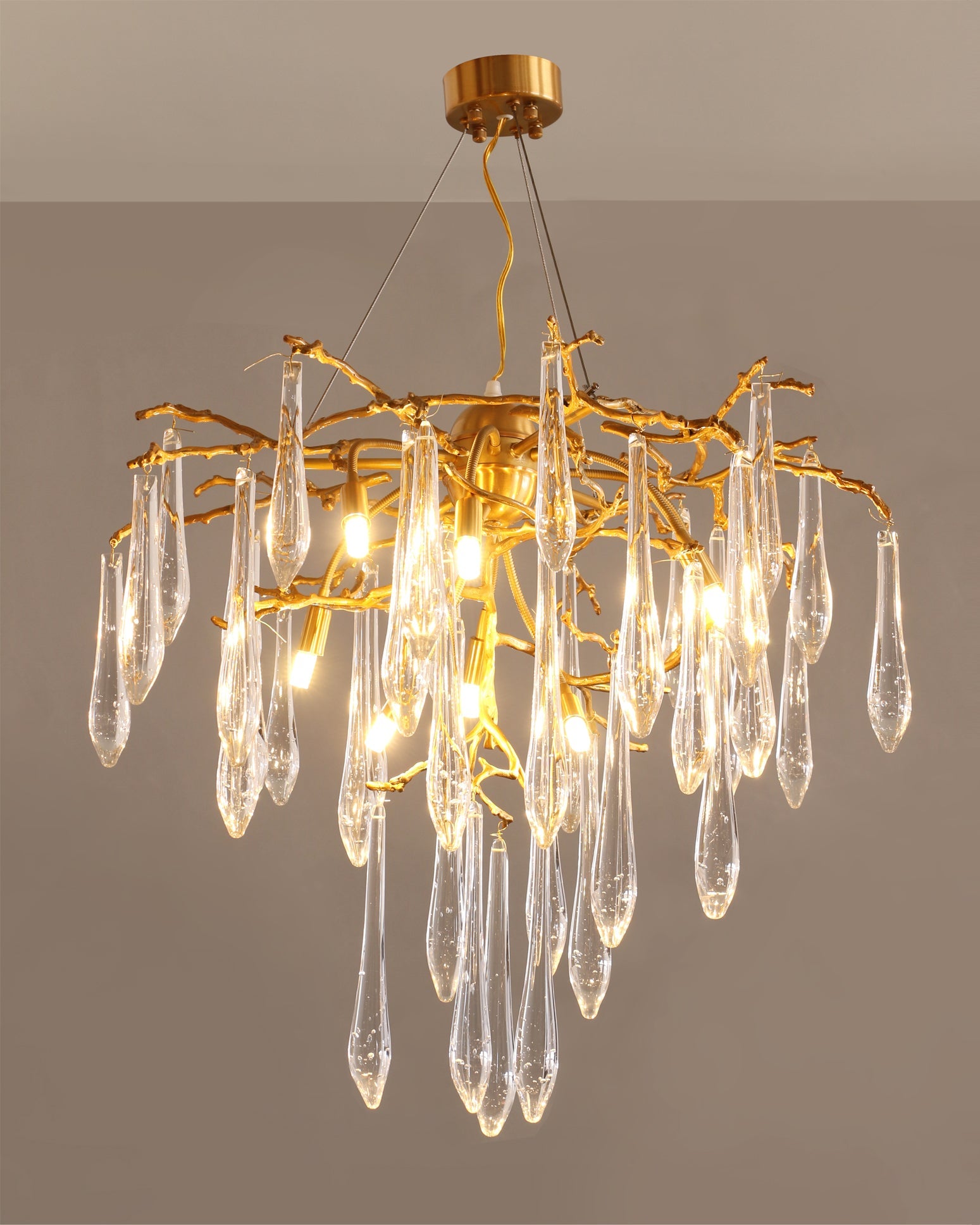 WINTERBOURNE CRYSTAL DRIP CHANDELIER