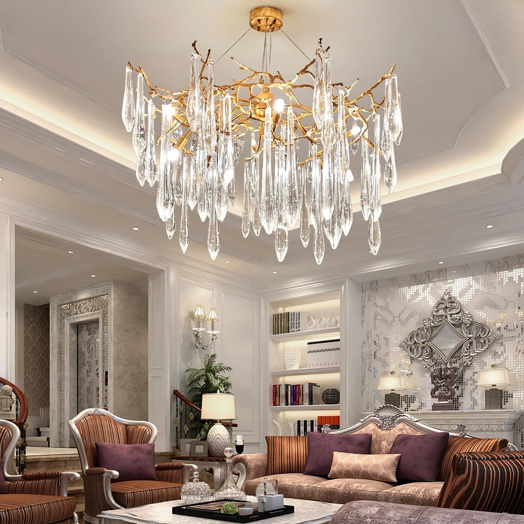 WINTERBOURNE CRYSTAL DRIP CHANDELIER