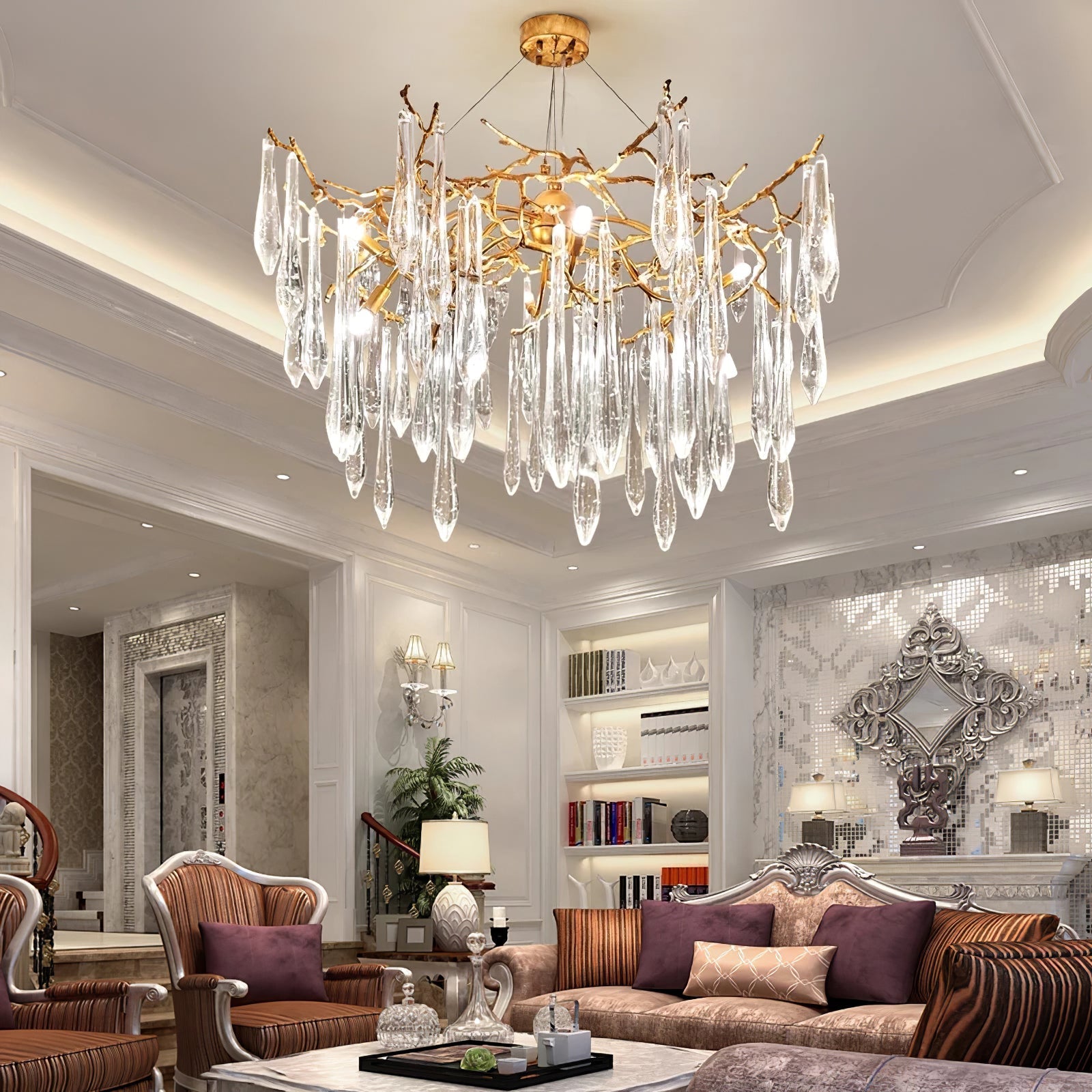 WINTERBOURNE CRYSTAL DRIP CHANDELIER