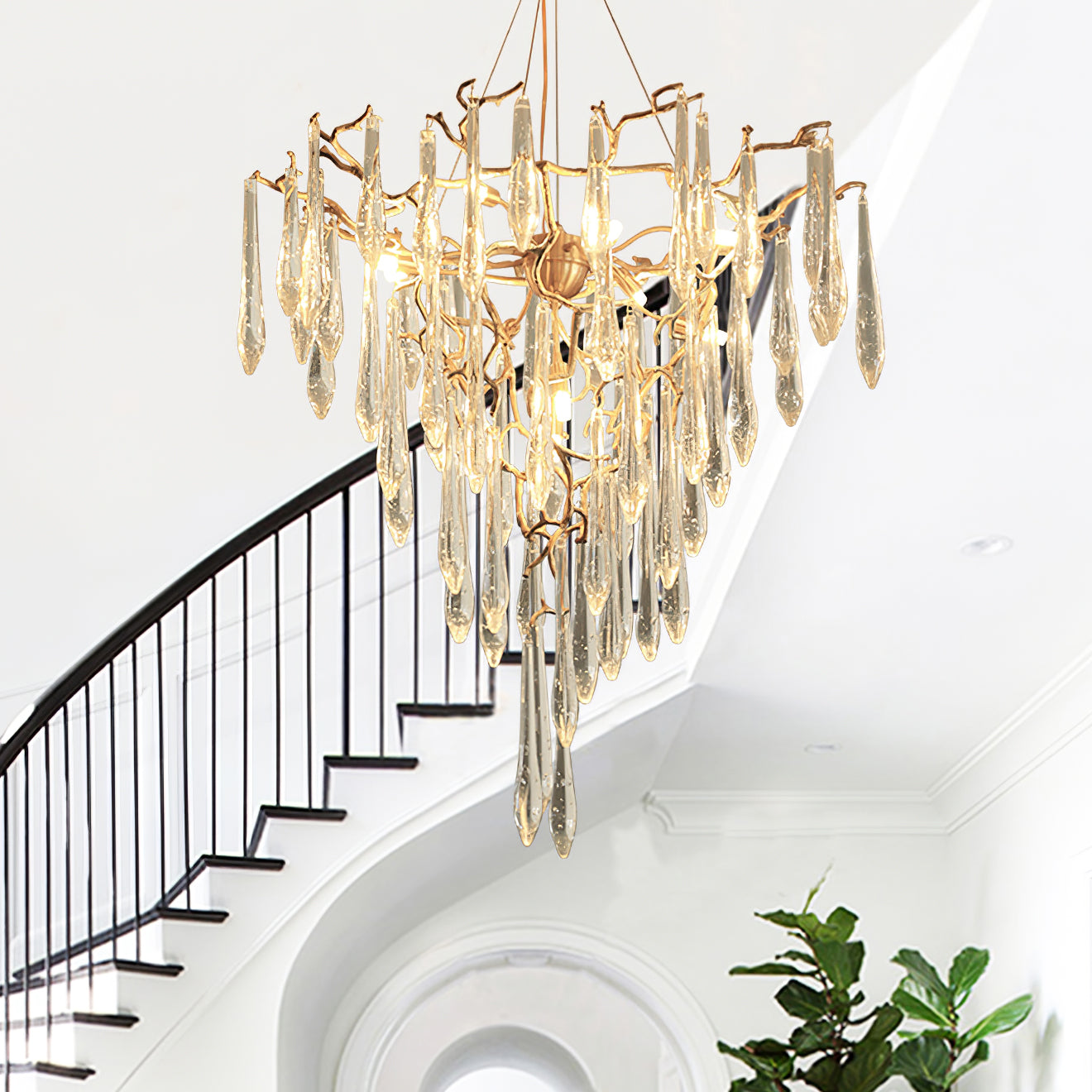 WINTERBOURNE CRYSTAL DRIP CHANDELIER