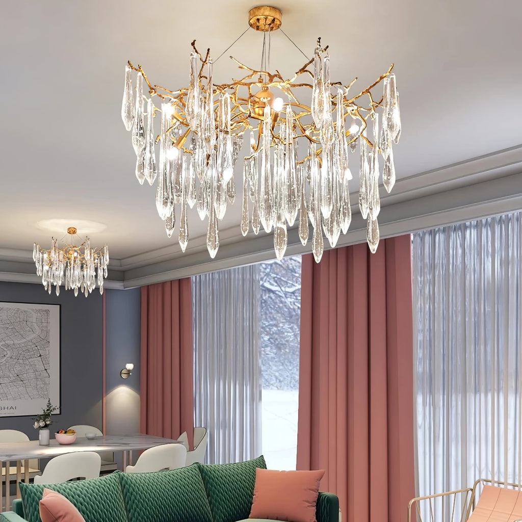 WINTERBOURNE CRYSTAL DRIP CHANDELIER