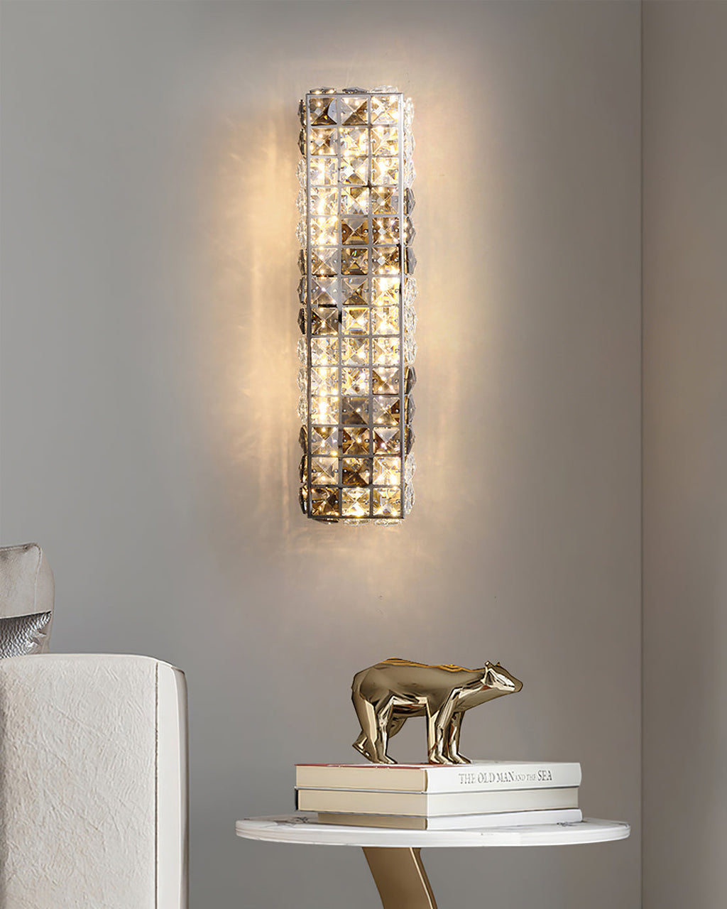 FROSTWICK CRYSTAL ICICLE SCONCE