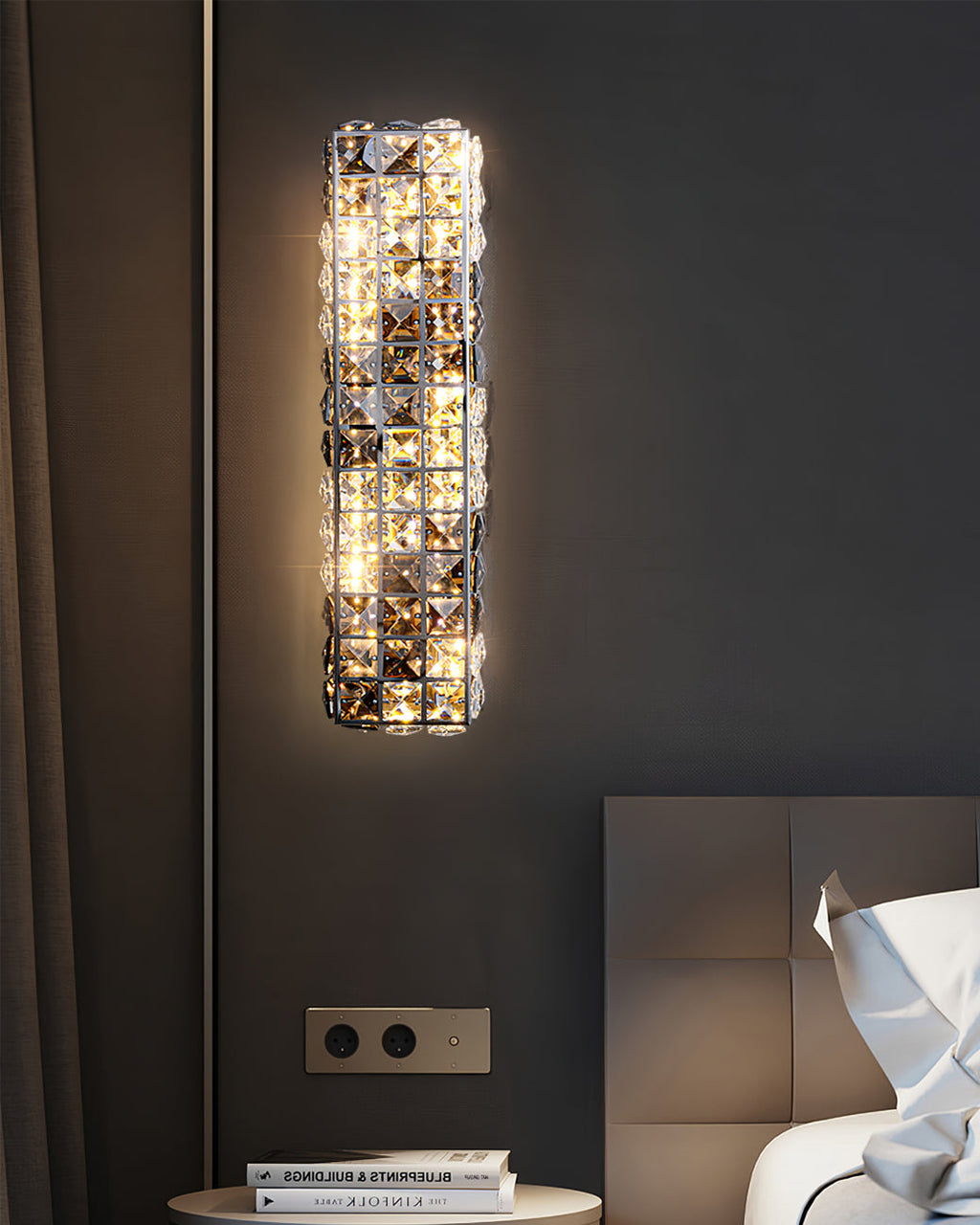 FROSTWICK CRYSTAL ICICLE SCONCE