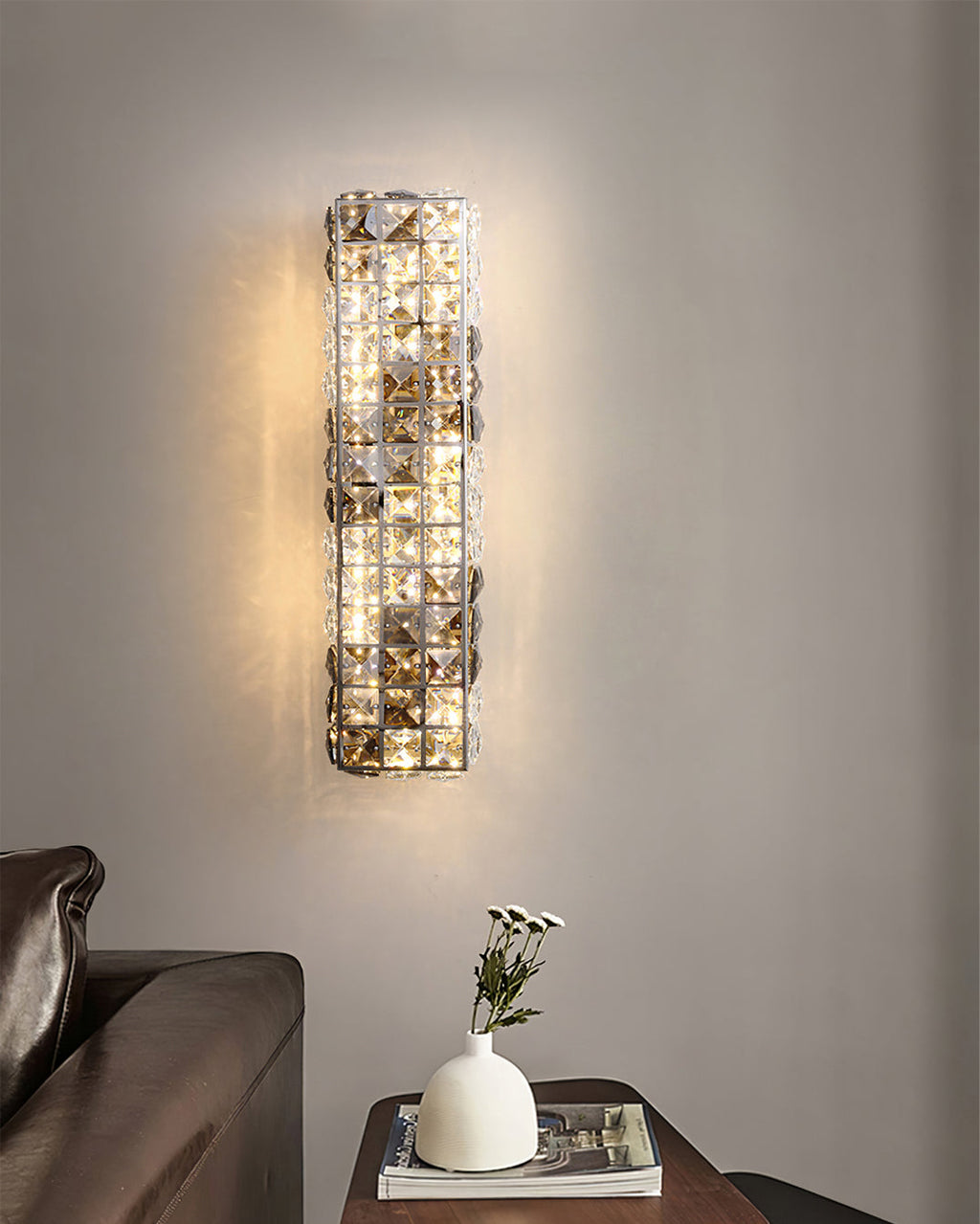 FROSTWICK CRYSTAL ICICLE SCONCE