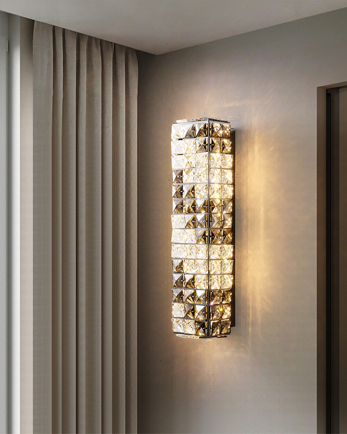 FROSTWICK CRYSTAL ICICLE SCONCE