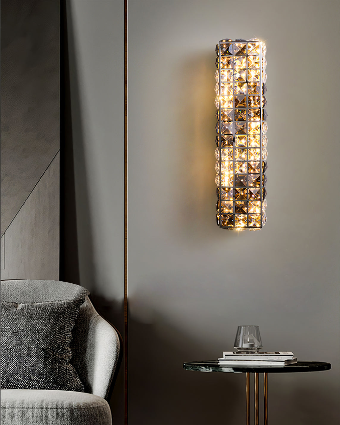FROSTWICK CRYSTAL ICICLE SCONCE