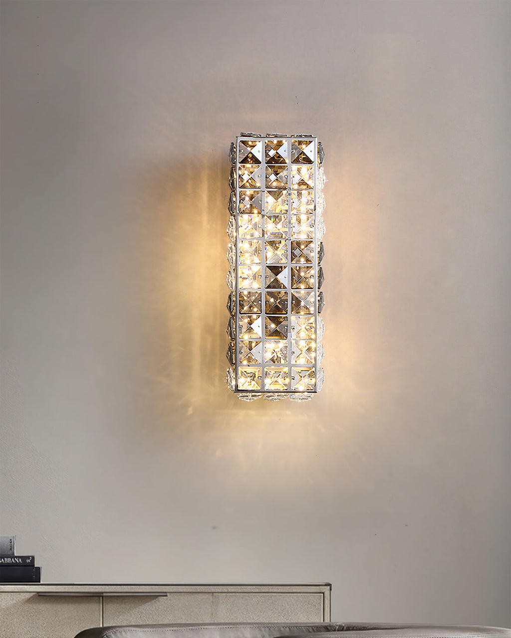 FROSTWICK CRYSTAL ICICLE SCONCE