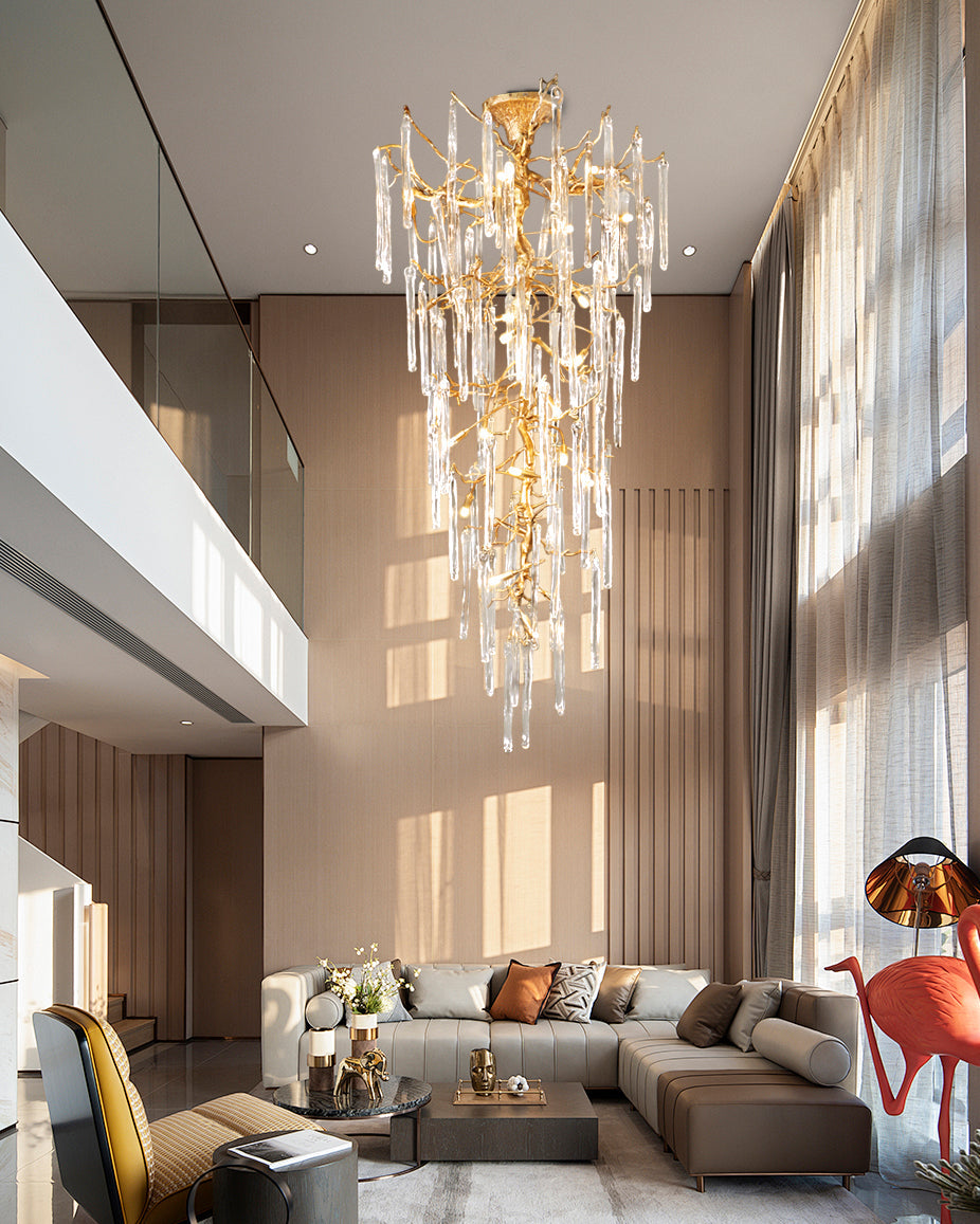 Winthrop Gilded Lantern Chandelier