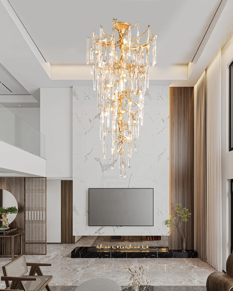 Winthrop Gilded Lantern Chandelier