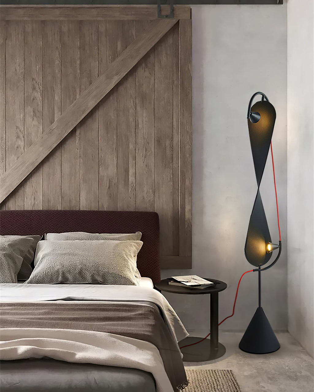VERITY WHIRL FLOOR LANTERN