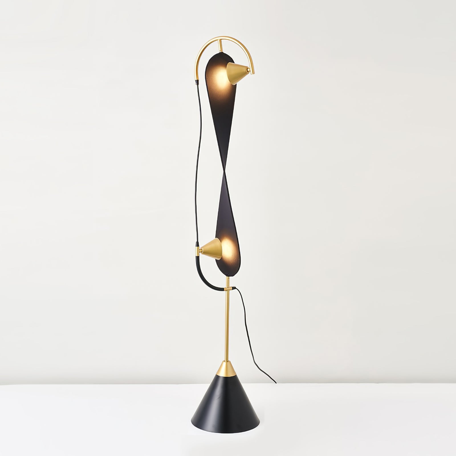 VERITY WHIRL FLOOR LANTERN