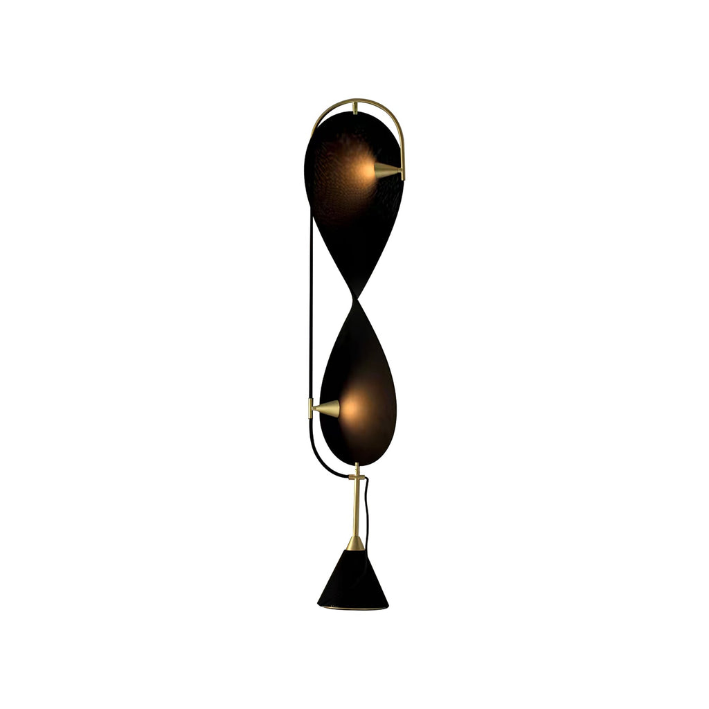 VERITY WHIRL FLOOR LANTERN