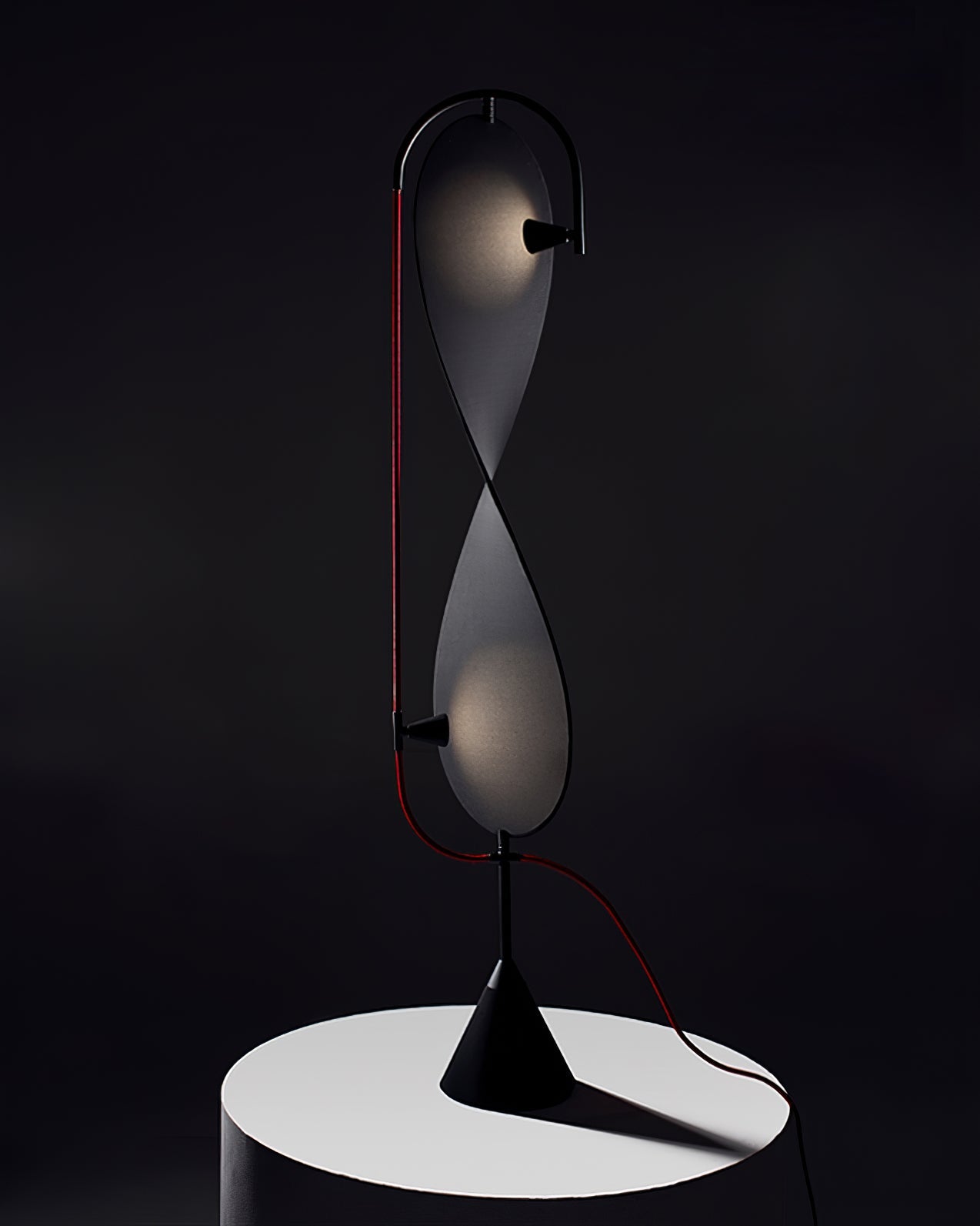 VERITY WHIRL FLOOR LANTERN
