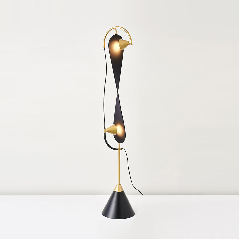 VERITY WHIRL FLOOR LANTERN
