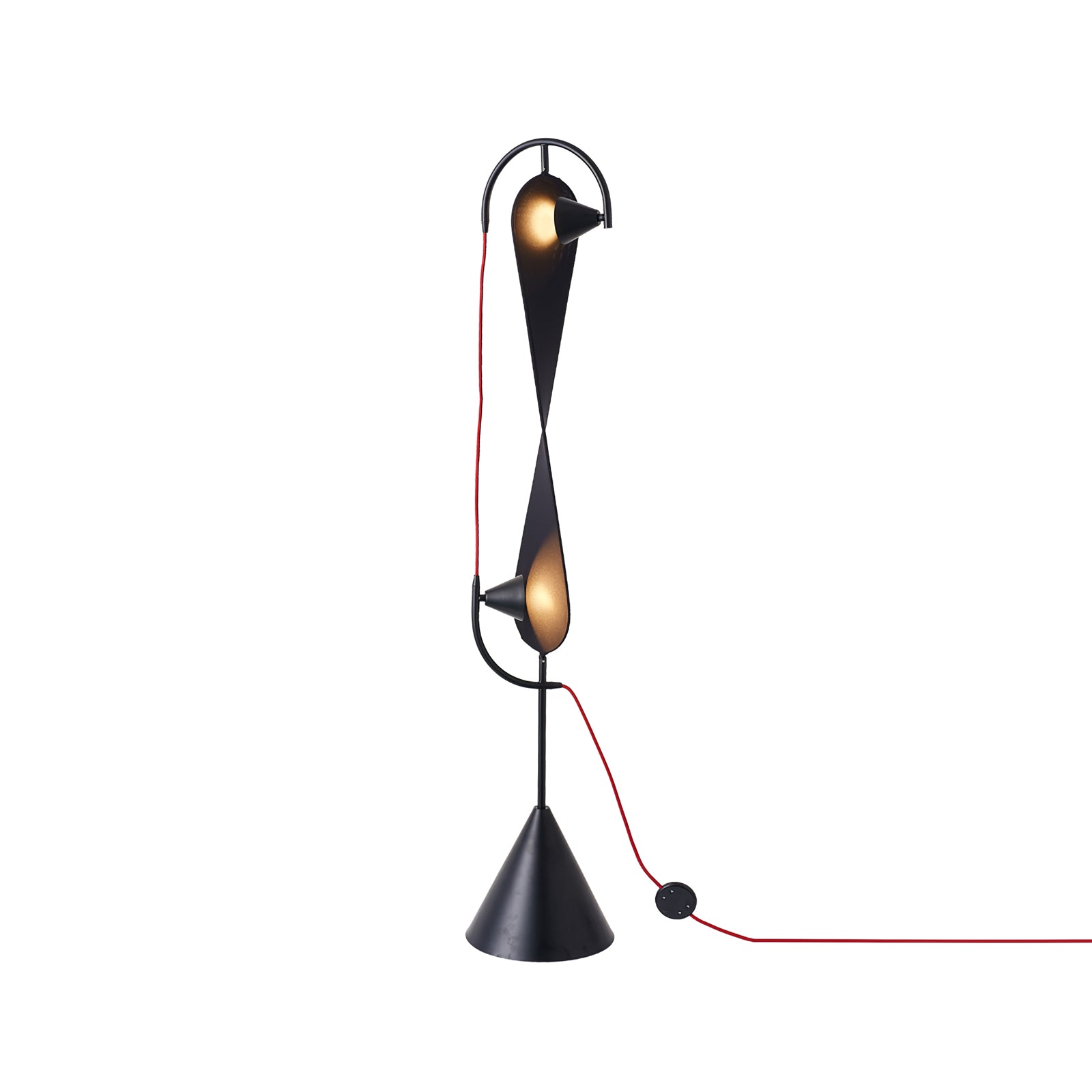 VERITY WHIRL FLOOR LANTERN