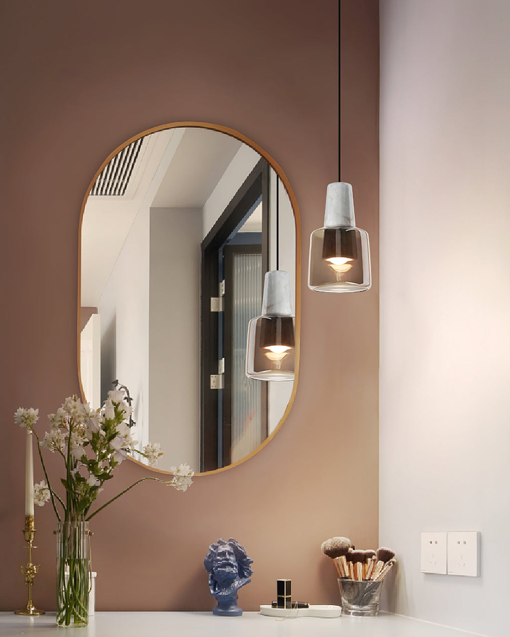 RAVENWOOD HAND-BLOWN GLASS PENDANT LIGHT