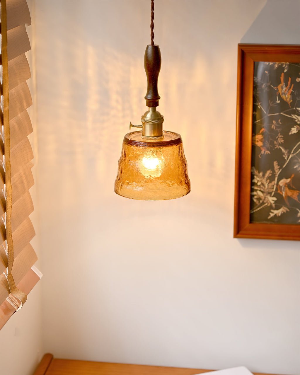 FENWICK HANGING GLASS ORB LANTERN