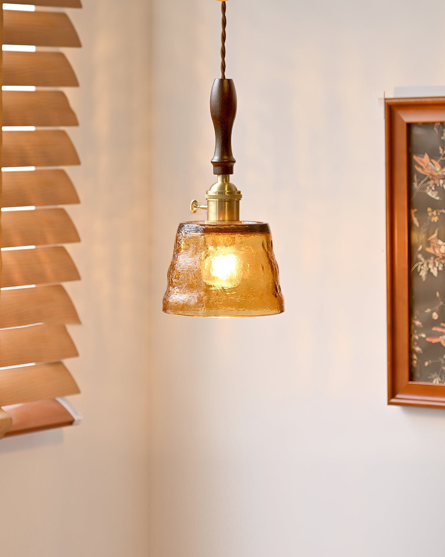 FENWICK HANGING GLASS ORB LANTERN