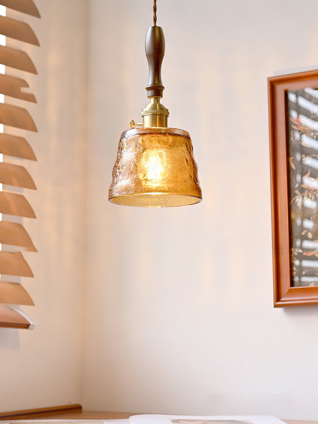 FENWICK HANGING GLASS ORB LANTERN