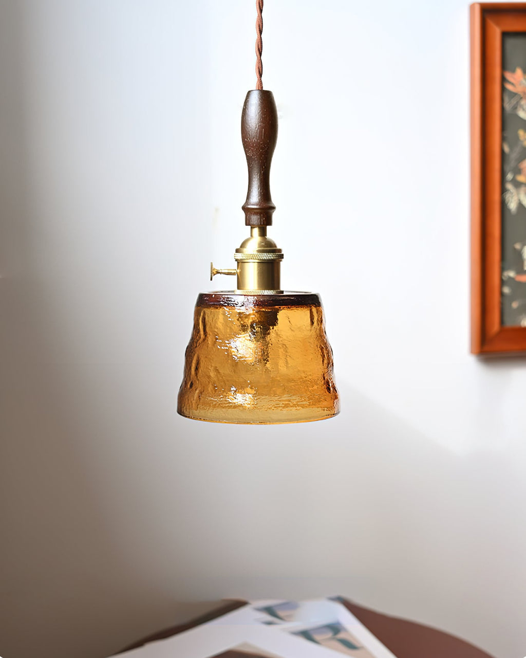 FENWICK HANGING GLASS ORB LANTERN