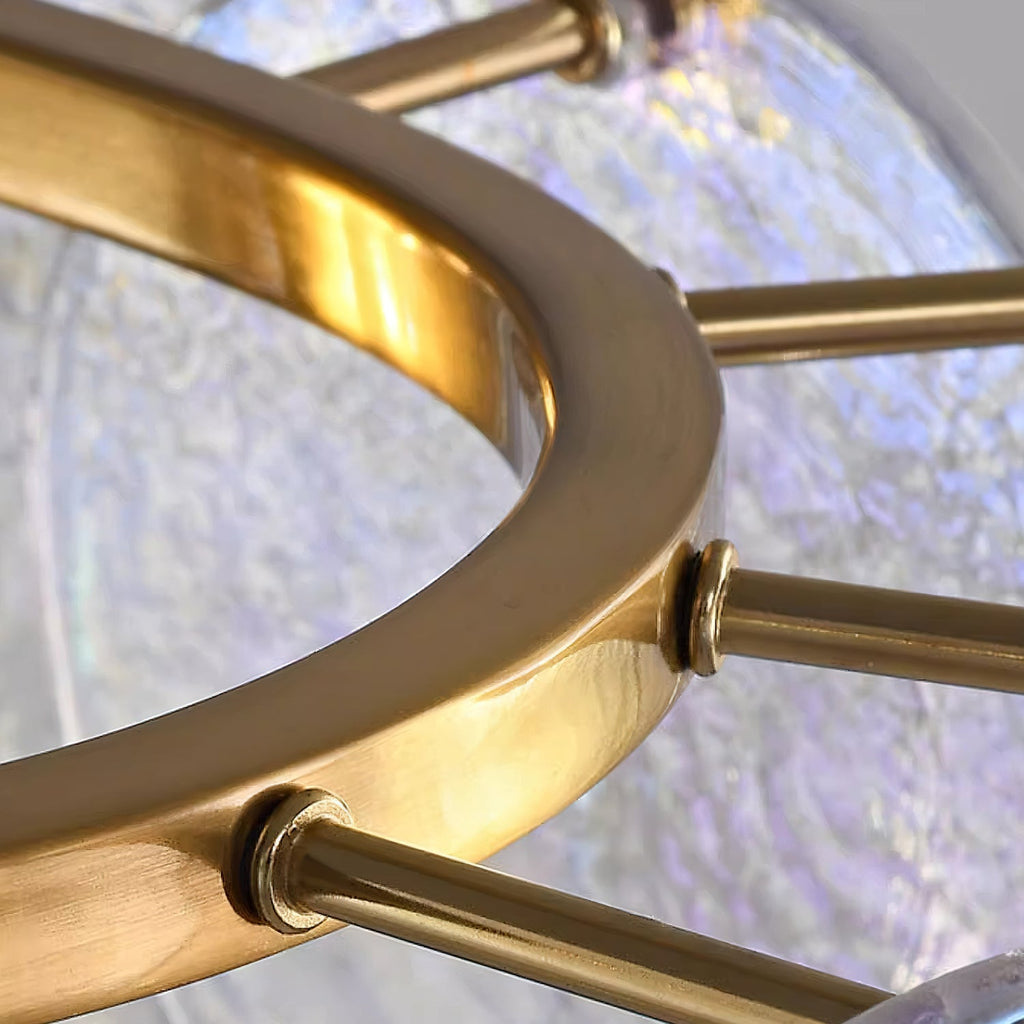 WINTHROP CRYSTAL TEARDROP CHANDELIER