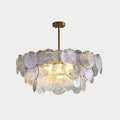 WINTHROP CRYSTAL TEARDROP CHANDELIER
