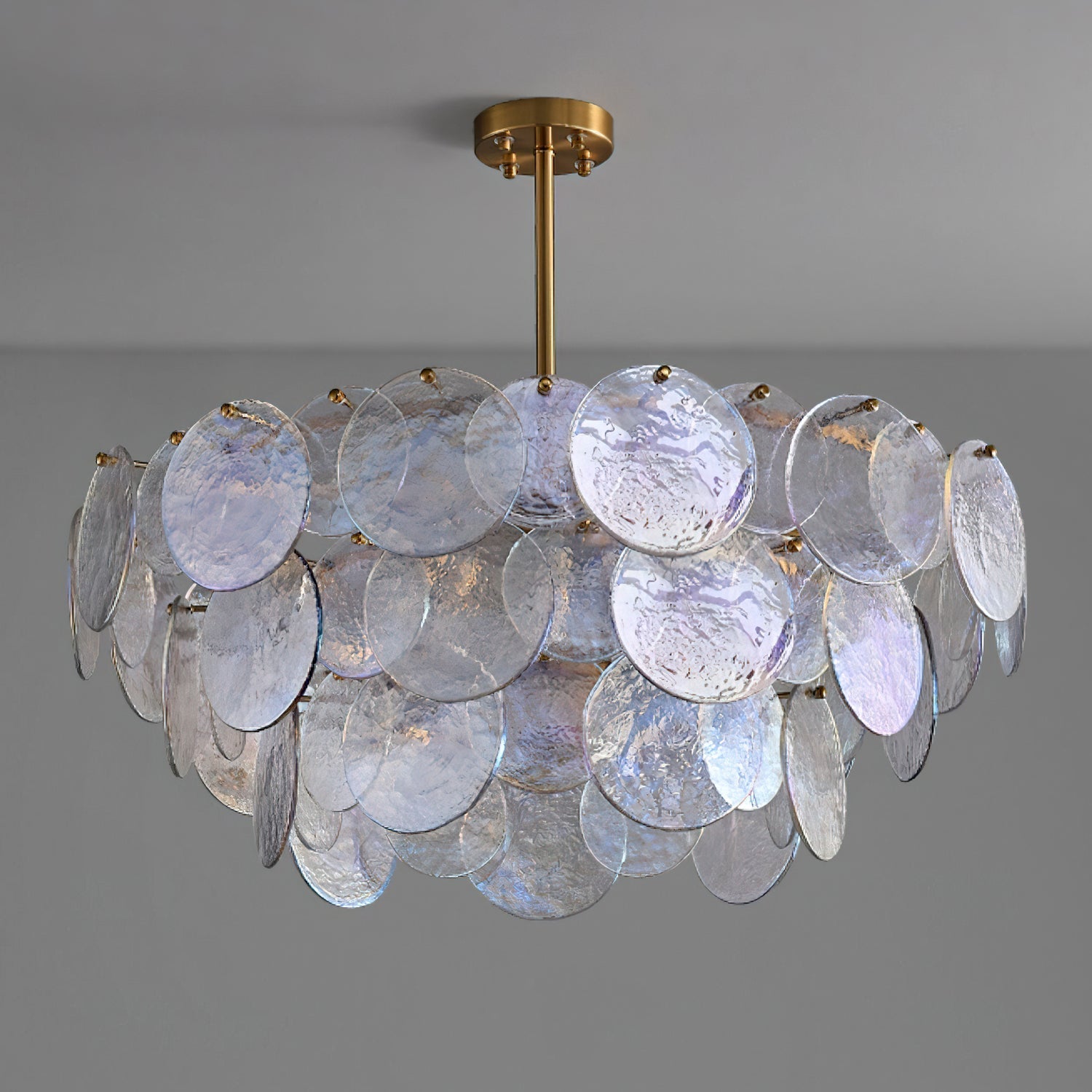 WINTHROP CRYSTAL TEARDROP CHANDELIER