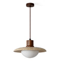 RAVENSHIRE TRAVERTINE GLOBE PENDANT LIGHT