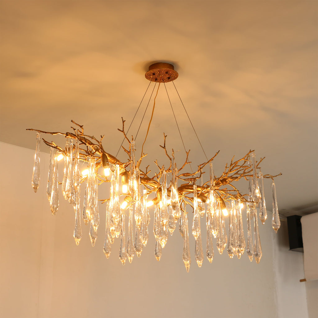 FENWICK CRYSTAL TEARDROP LUMINAIRE